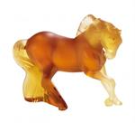 Lalique - Mistrial Horse Sculpture, Amber