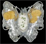 Arthur Court "Butterfly Chip & Dip Tray"