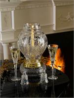 Waterford Crystal 12 Days of Christmas Footed Hurricane