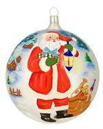 Waterford Holiday Heirlooms,  Annual Santa Ball Ornament