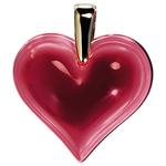 Lalique Red Heart Necklace