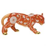 Herend Small Tiger in Multicolor