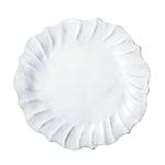 Vietri - Incanto, White Ruffle Dinner Plate