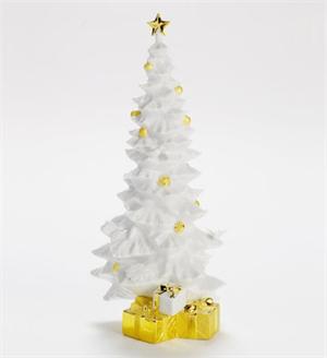 O Christmas Tree Figurine. Golden Lustre