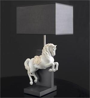 Lladro Lamp - Horse on Courbette - 01023066