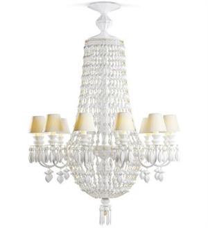 Lladro - Winter Palace Chandelier 12 lights (White) US