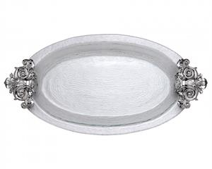 Arthur Court - Fleur-De-Lis Glass Platter