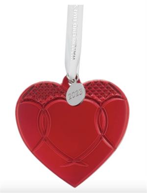 Times Square Heart Ornament Love 2023 Ruby