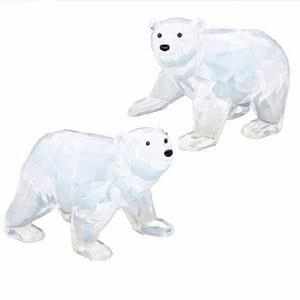 Swarovski - SCS Polar Bear Cubs 2011, White Opal