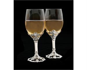 Arthur Court - Fleur-De-Lis Wine Glasses