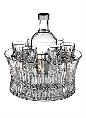 Lismore Diamond Vodka Set in Chill Bowl