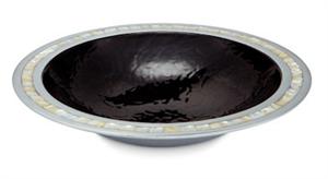Julia Knight Classic Round 15 in. Bowl - Caviar