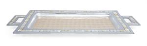 Julia Knight - Rectangular Tray with Handles,Champagne