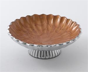 Julia Knight 8 inch Peony Pedestal Bowl / Mango
