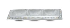 Julia Knight Classic 13.5" Segmented Tray - Snow