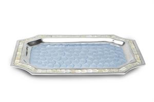 Julia Knight Classic 20 in. Octagonal Tray - Hydrangea
