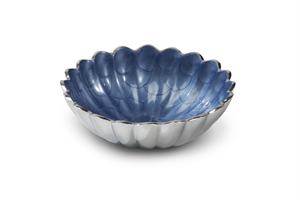 Julia Knight Peony 8.5 in. Round Deep Bowl - Azure