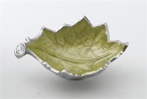 Julia Knight Grape Leaf 7 in. Bowl - Kiwi