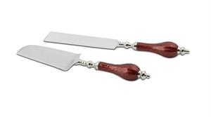 Julia Knight Peony Cake Server Set - Pomegranate