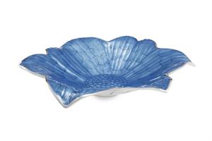 Julia Knight 12 inch Lily Shallow Bowl - Azure
