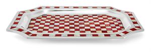 Julia Knight - Mosaic Pomegranate, Classic Octagonal Tray - 16 inch