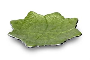 Julia Knight Round Leaf 15" Platter - Mojito