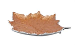 Julia Knight Grape Leaf 17 in. Platter - Mango