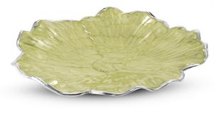 Julia Knight 17" Hibiscus Platter / Kiwi