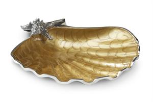 Julia Knight Scallop Starfish 14.5" Bowl - Tofffee