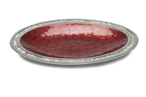Julia Knight - Classic Oval Platter, 18 inch - Pomegranate