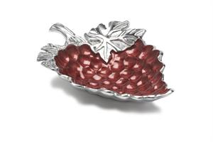 Julia Knight - Grape Cluster Bowl, 9 in. - Pomegranate