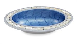 Julia Knight - Classic Oval Bowl, 8 inch - Azure