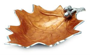 Julia Knight - 15" Oak Leaf Bowl - Spice
