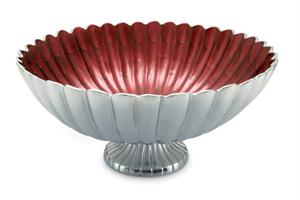 Julia Knight - Peony 21" Pedestal Gala Bowl - Pomegranate