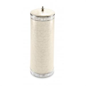 Julia Knight - Classic Toilet Tissue Covered Holder, Snow