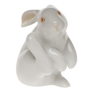 Herend - Scratching Bunny, White
