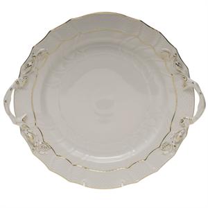 Herend - Golden Edge - Chop Plate with Handles