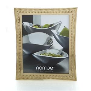 Nambe - Beaded Gold Frame - 8x10