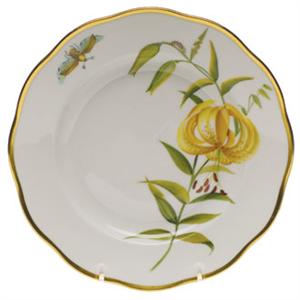 Herend - American Wild Flowers Meadow Lily Salad / Dessert Plate