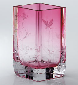 Moser Crystal - Fleur Vase