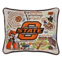 Catstudio - Oklahoma State University Embroidered Pillow