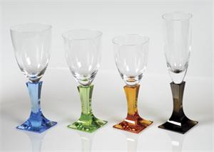 Moser Crystal  - Lancelot with Color Stem