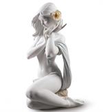 Lladro - Subtle moonlight Woman Figurine. White. Limited edition