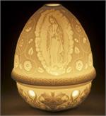 Lladro - Lithophane Votive Light - Our Lady of Guadalupe