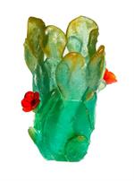 Daum Crystal - Cactus Vase - 03728