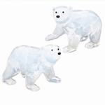 Swarovski - SCS Polar Bear Cubs 2011, White Opal