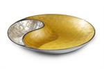 Julia Knight 13 in. Ying Yang Bowl - Saffron