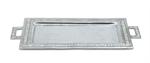 Julia Knight 25 inch Rectangular Tray with Handles / Snow