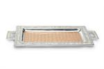 Julia Knight Rectangular 25" Tray with Handles - Shrimp