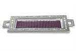 Julia Knight - Rectangular Tray with Handles, Amethyst
